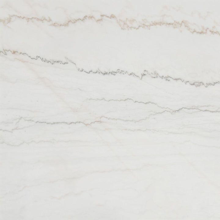 Averill 72-inch Rectangular White Marble Top Dining Table Coffee Bean