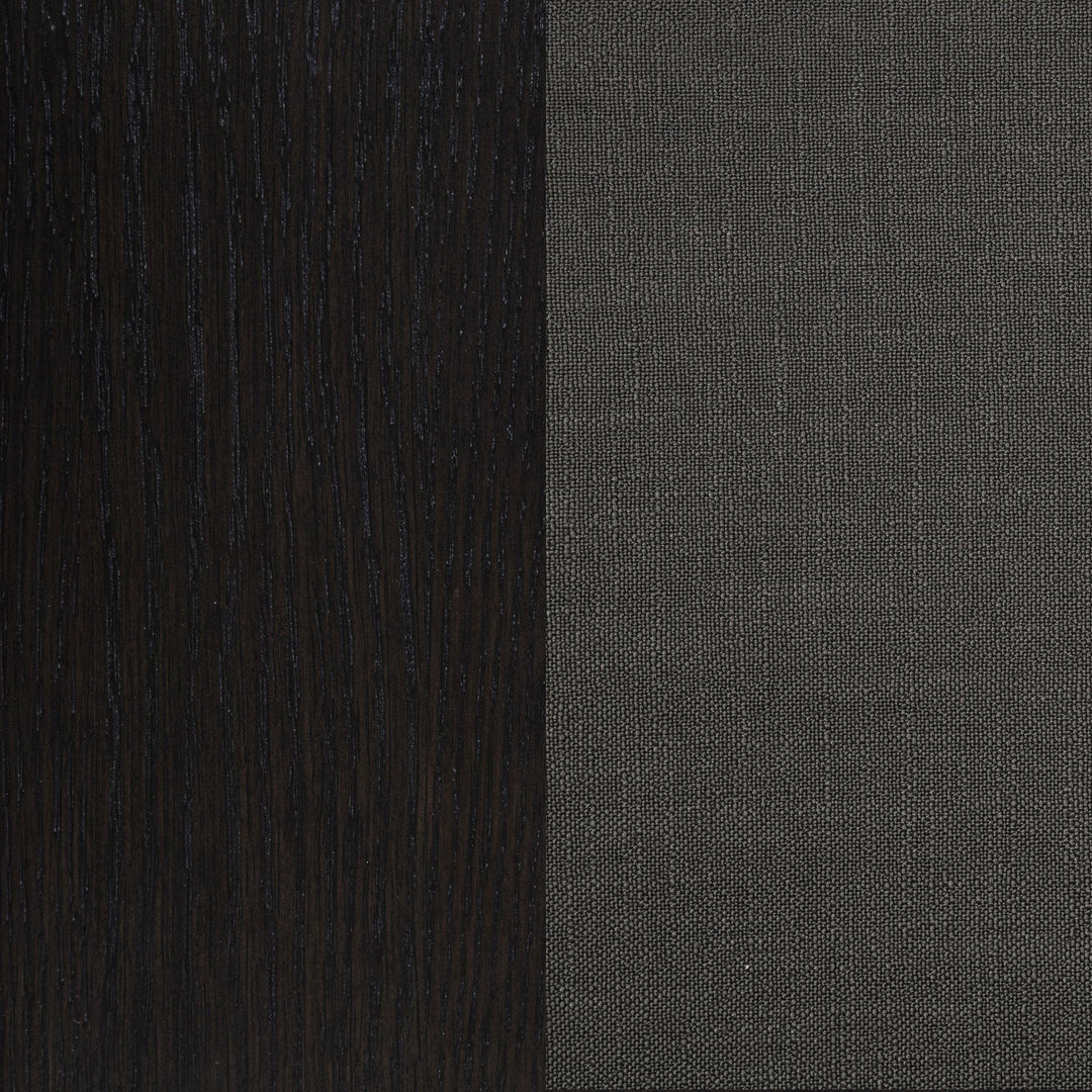 Berning Fabric Upholstered Parson Side Chair Charcoal Grey (Set of 2)