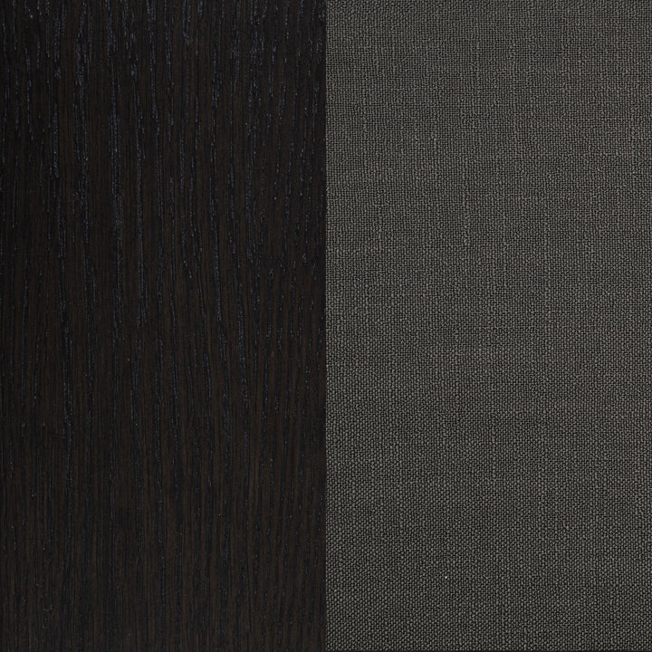Berning Fabric Upholstered Parson Side Chair Charcoal Grey (Set of 2)
