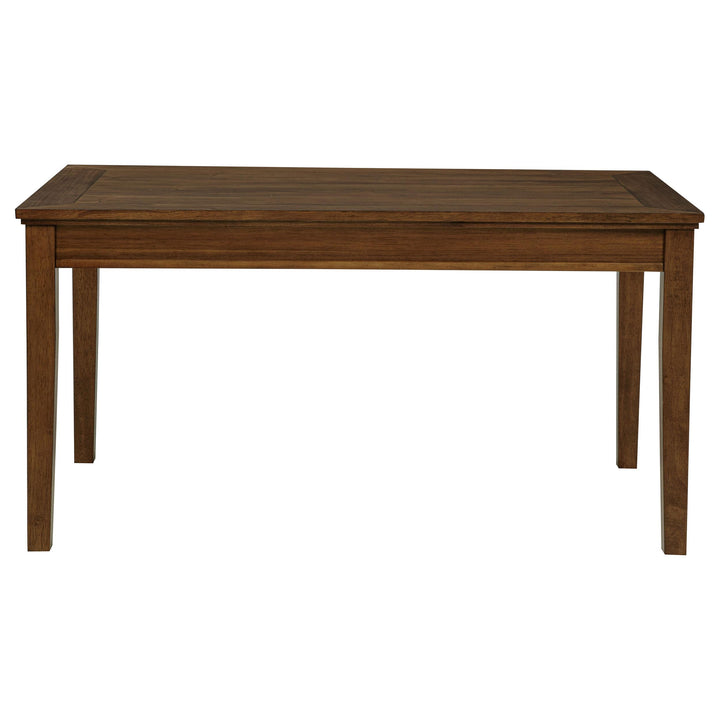 Atwood Rectangular Wood Dining Table Warm Brown