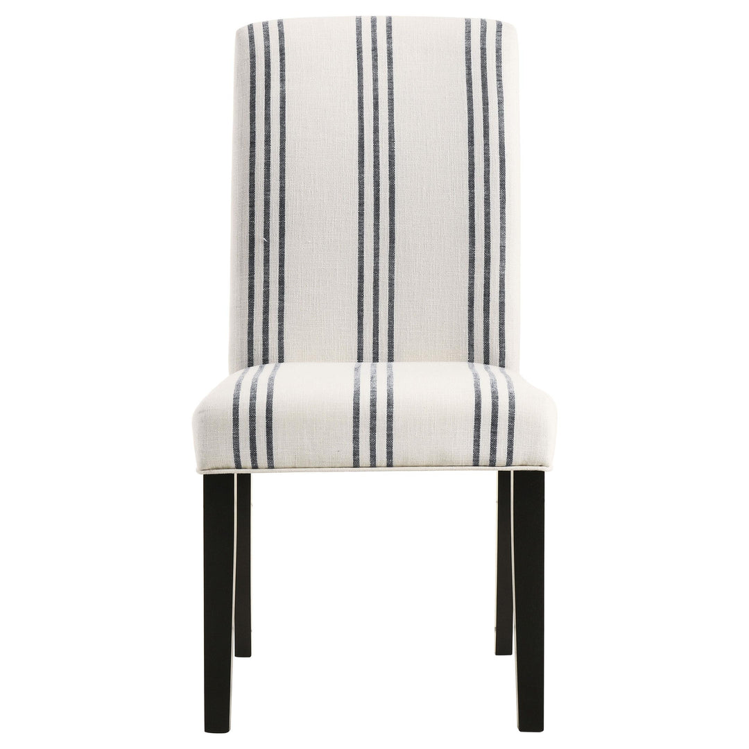 Herran Upholstered Dining Side Chair Beige (Set of 2)