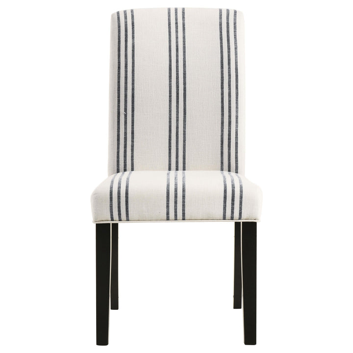 Herran Upholstered Dining Side Chair Beige (Set of 2)