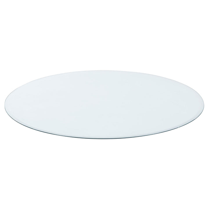 Paxton 5-piece Round Glass Top Counter Height Dining Set Green