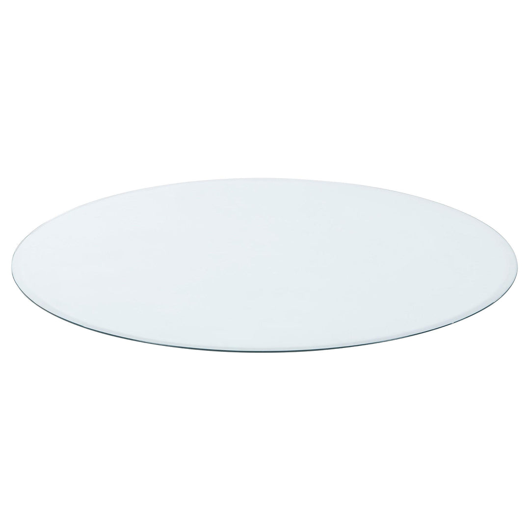 Paxton 5-piece Round Glass Top Counter Height Dining Set Grey