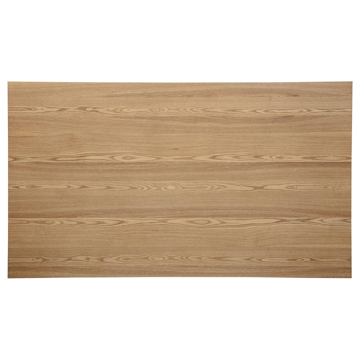 Andrews 66-inch Rectangular Dining Table Light Ash and White