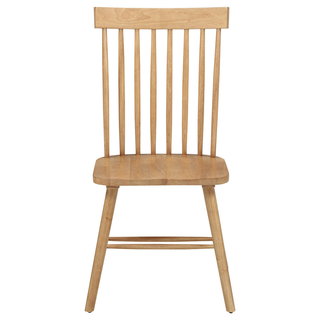 Andrews Windsor Spindle Back Dining Side Chair Light Ash (Set of 2)