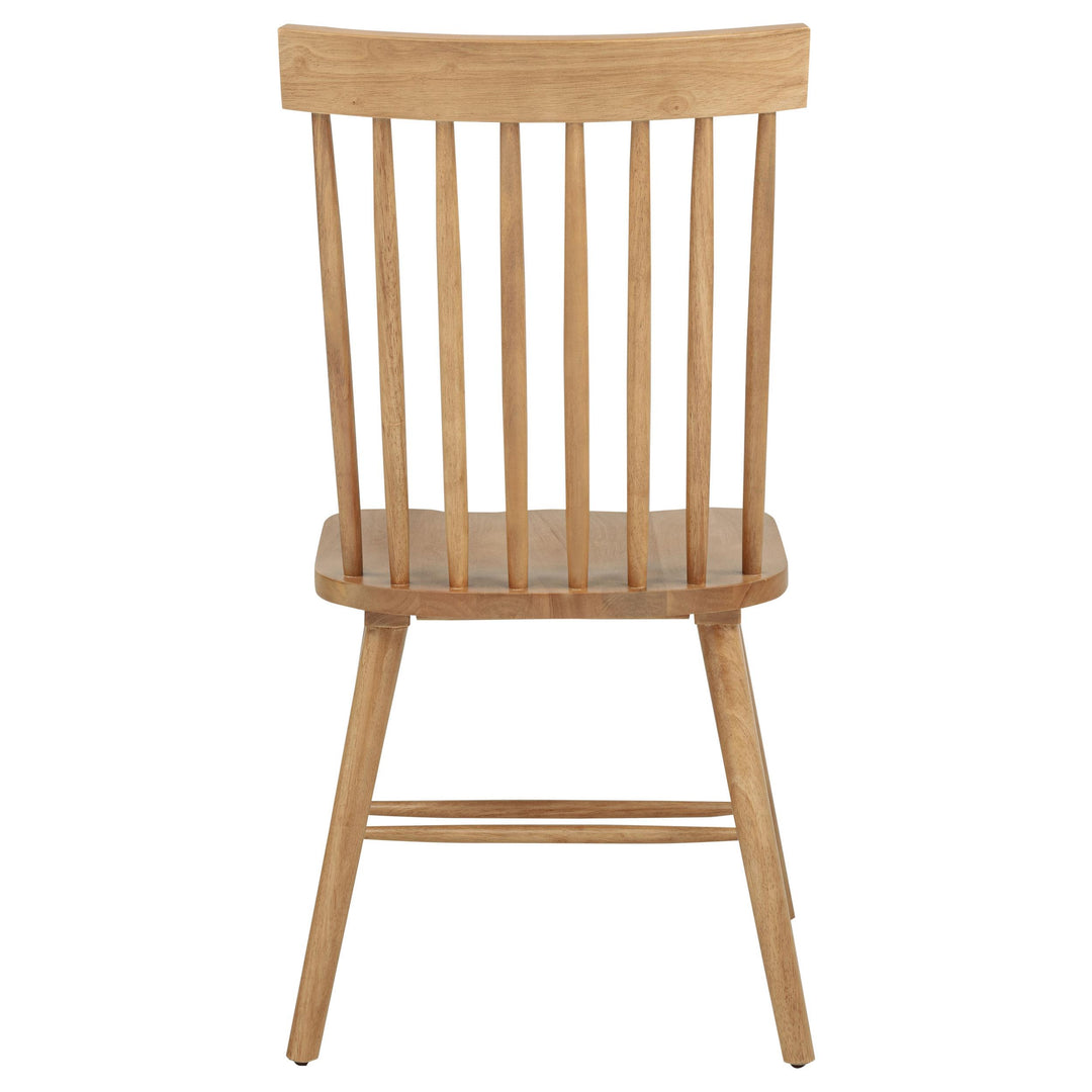 Andrews Windsor Spindle Back Dining Side Chair Light Ash (Set of 2)