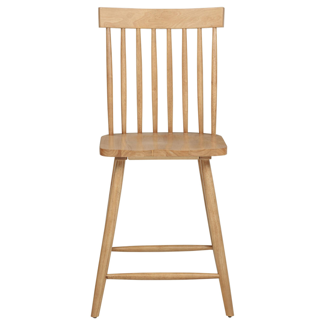 Andrews Windsor Counter Height Dining Side Chair Light Ash (Set of 2)