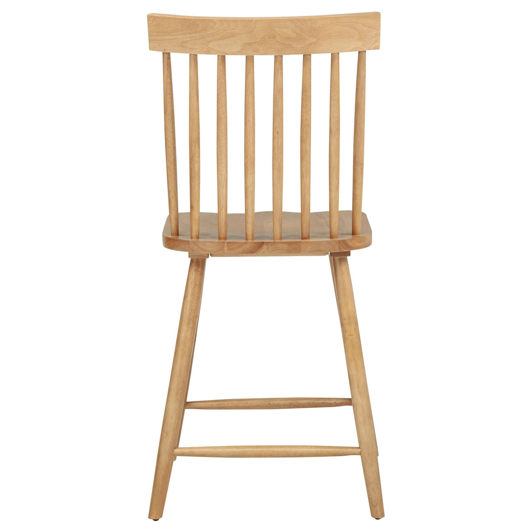 Andrews Windsor Counter Height Dining Side Chair Light Ash (Set of 2)