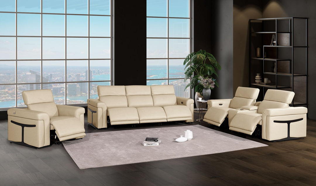 1126 - 7-Piece Modular Power Reclining Sofa, Loveseat &amp; Chair Set In With 6 Power Recliners &amp; Power Headrests