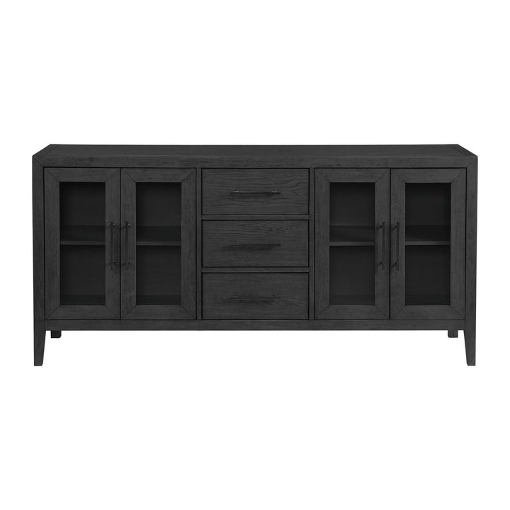 Versailles - Contemporary Server - Black