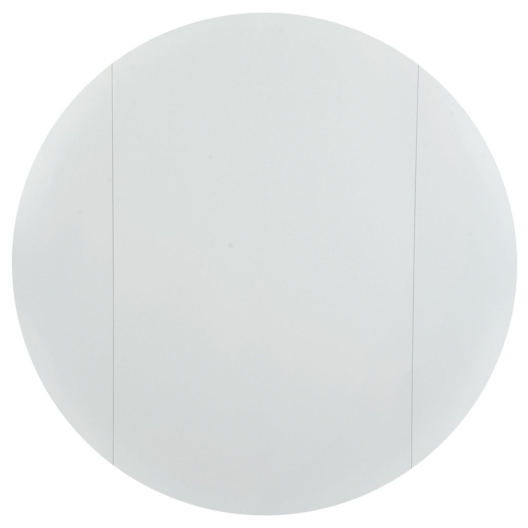 Bucknell 3-piece Round Drop Leaf Dining Table Set White