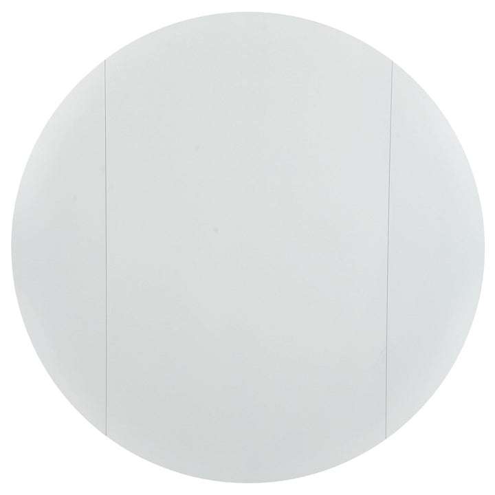 Bucknell 3-piece Round Drop Leaf Dining Table Set White