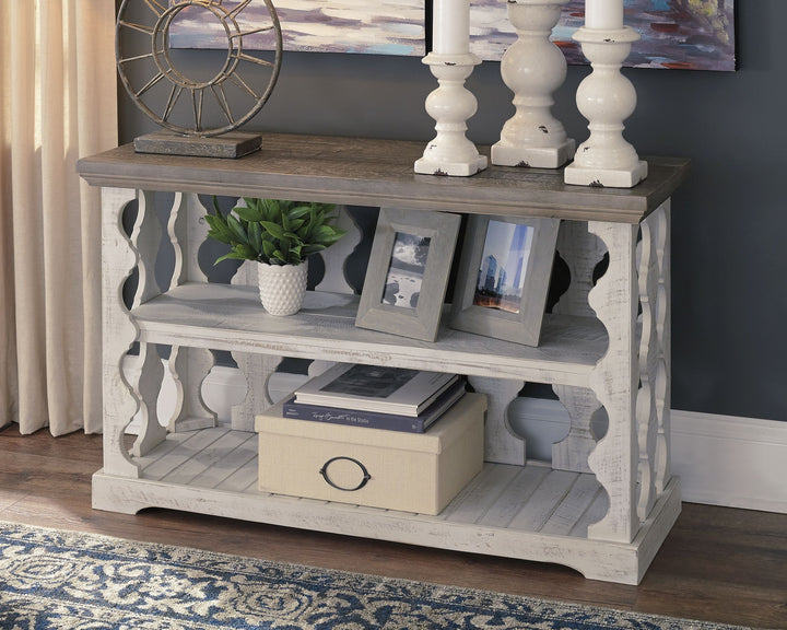 Havalance - Gray / White - Console Sofa Table