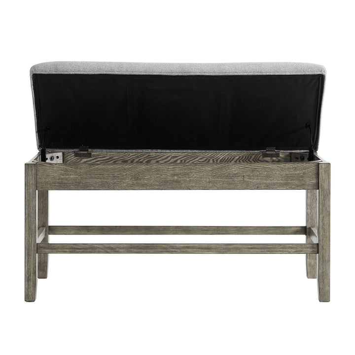 Grayson - Counter Bench - Gray / Light Brown