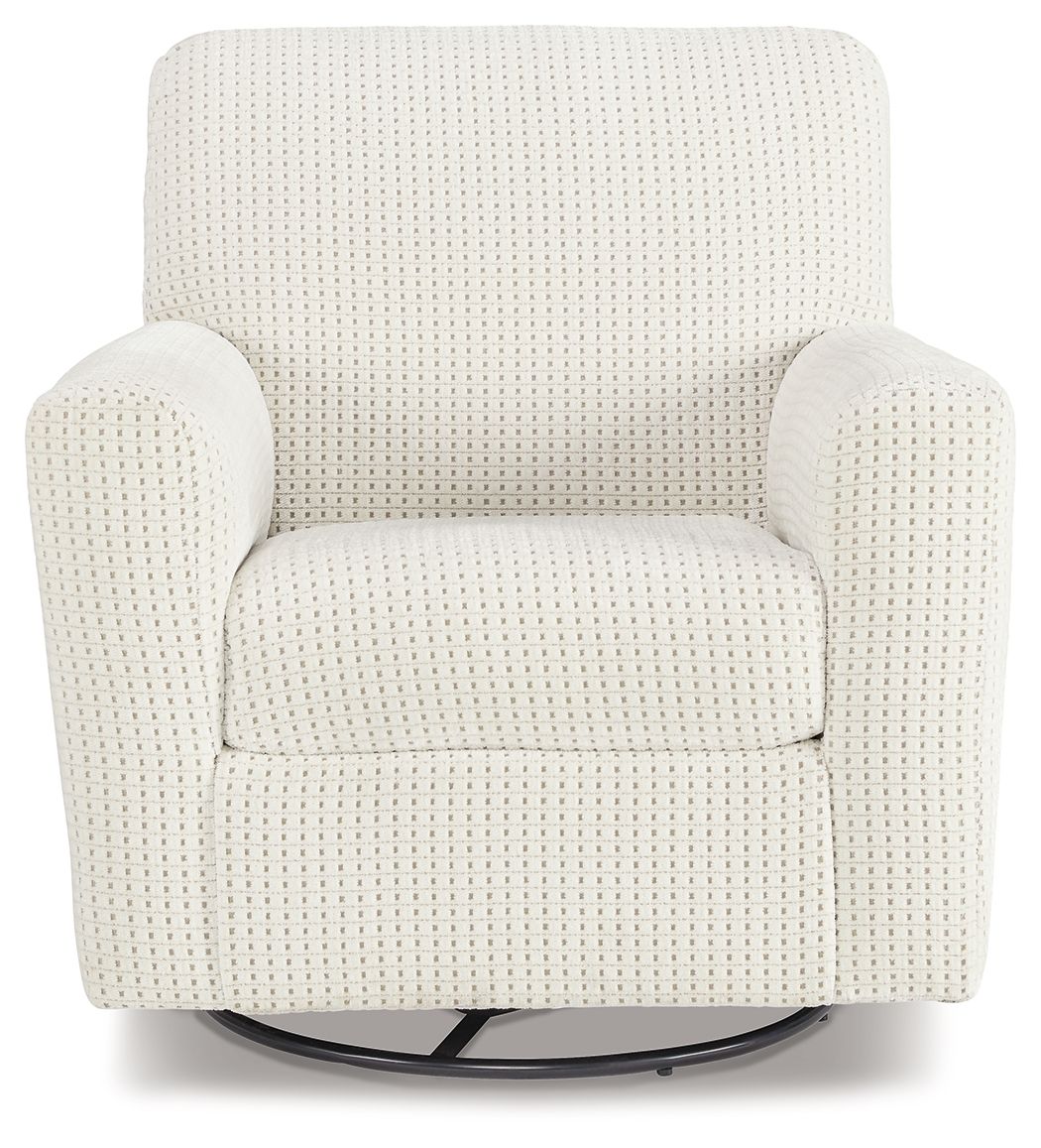 Herstow - Swivel Glider Accent Chair