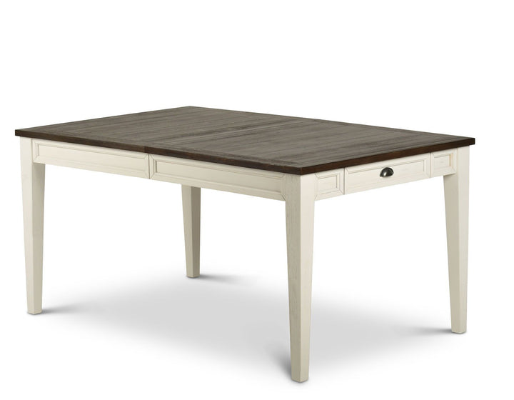 Cayla - Table - Dark Oak & White