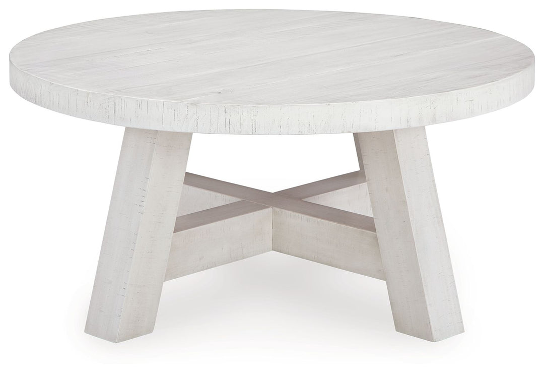 Jallison - Off White - Round Cocktail Table