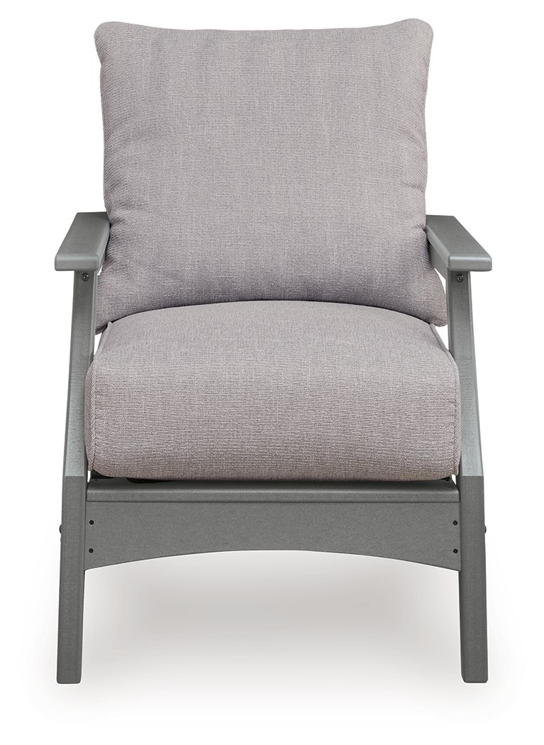 Cove Beach - Lounge Chair With Cushion (Set of 2) - Gray