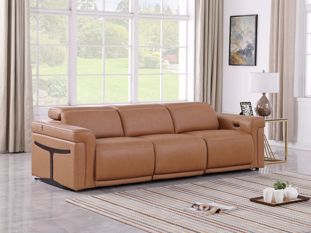 1126 - 3-Piece Modular Power Reclining Sofa In With 3 Power Recliners & Power Headrests