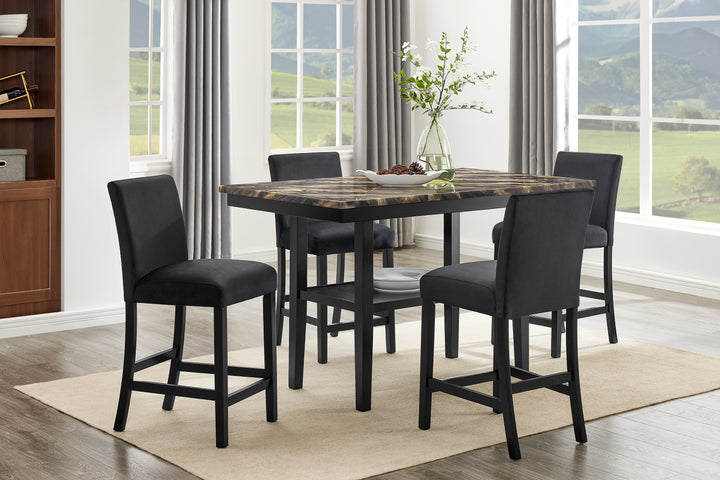 Marbel 5-Piece Dining Set