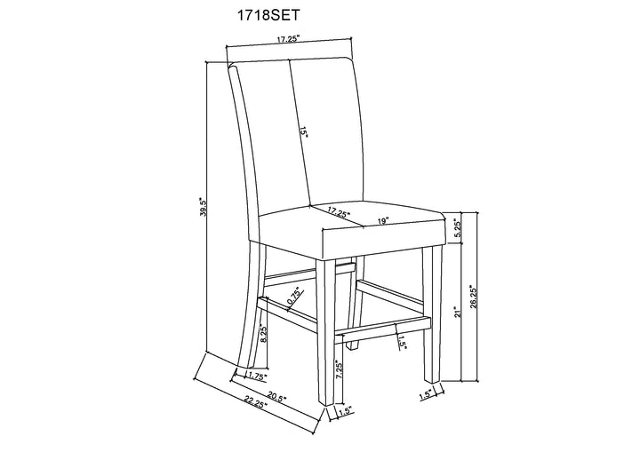 Marbel 5-Piece Dining Set