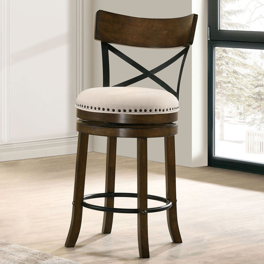 Clarence - Swivel Counter Stool (Set of 2)