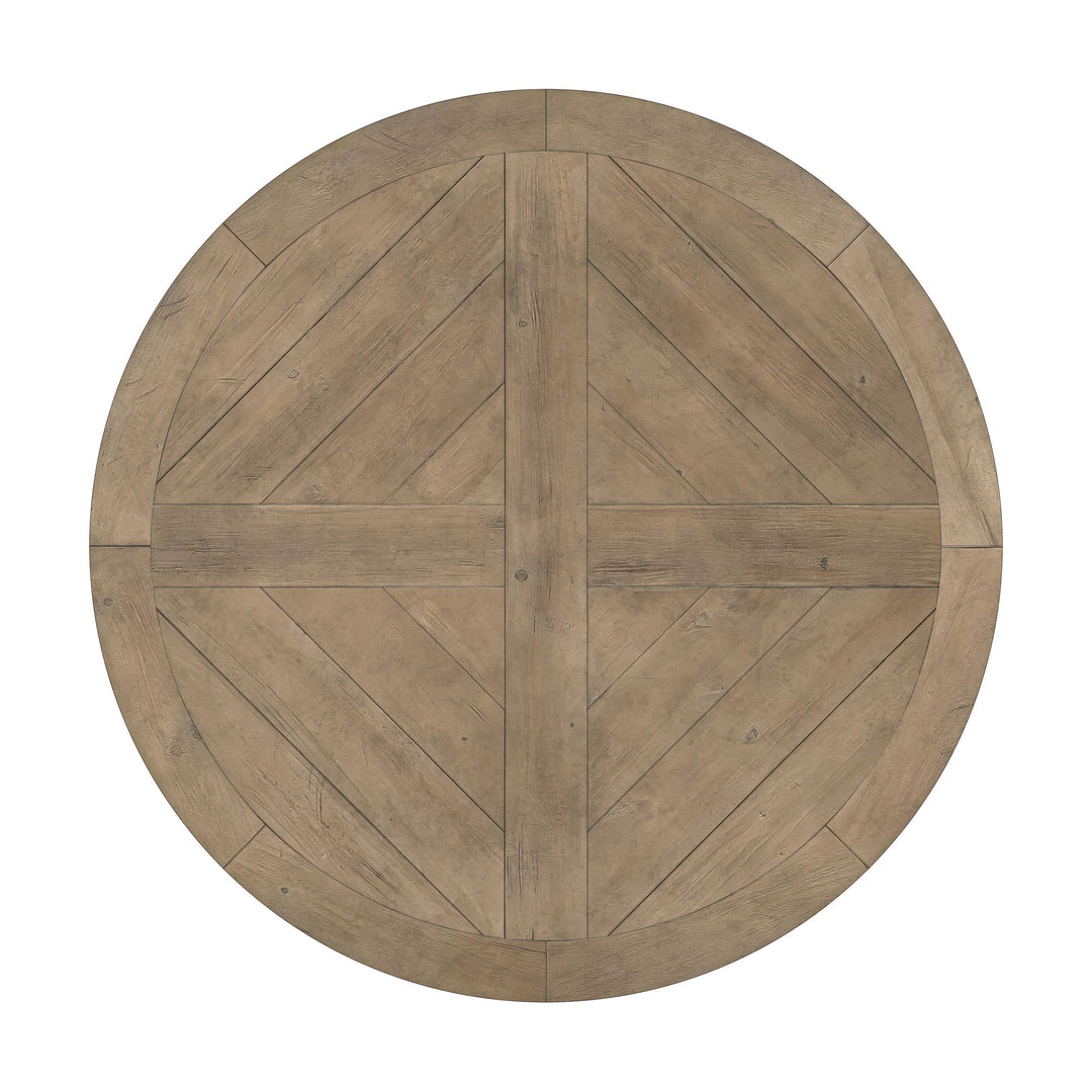 Florence 5-piece Round Dining Table Set Rustic Honey