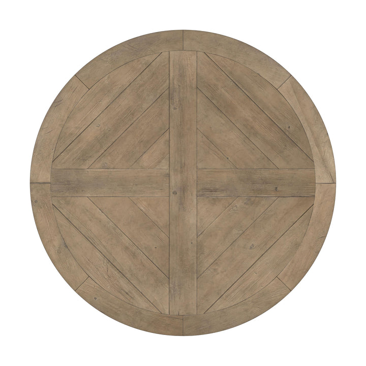 Florence 5-piece Round Dining Table Set Rustic Honey