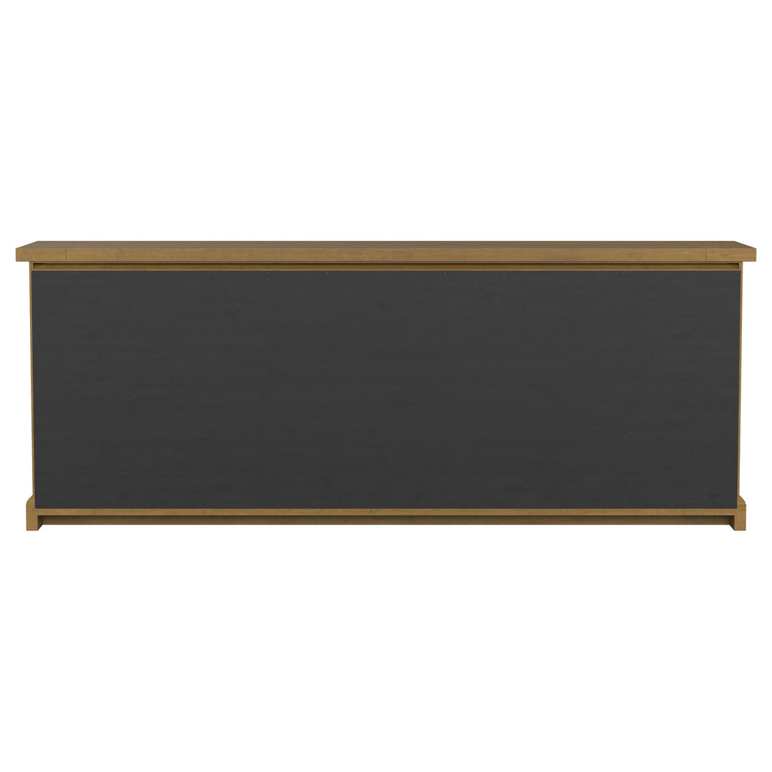 Florence 4-door Dining Sideboard Buffet Cabinet Rustic Honey