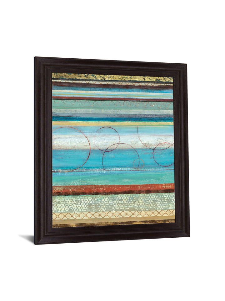 Azure Rhythm - 28" x 34" Framed Wall Art