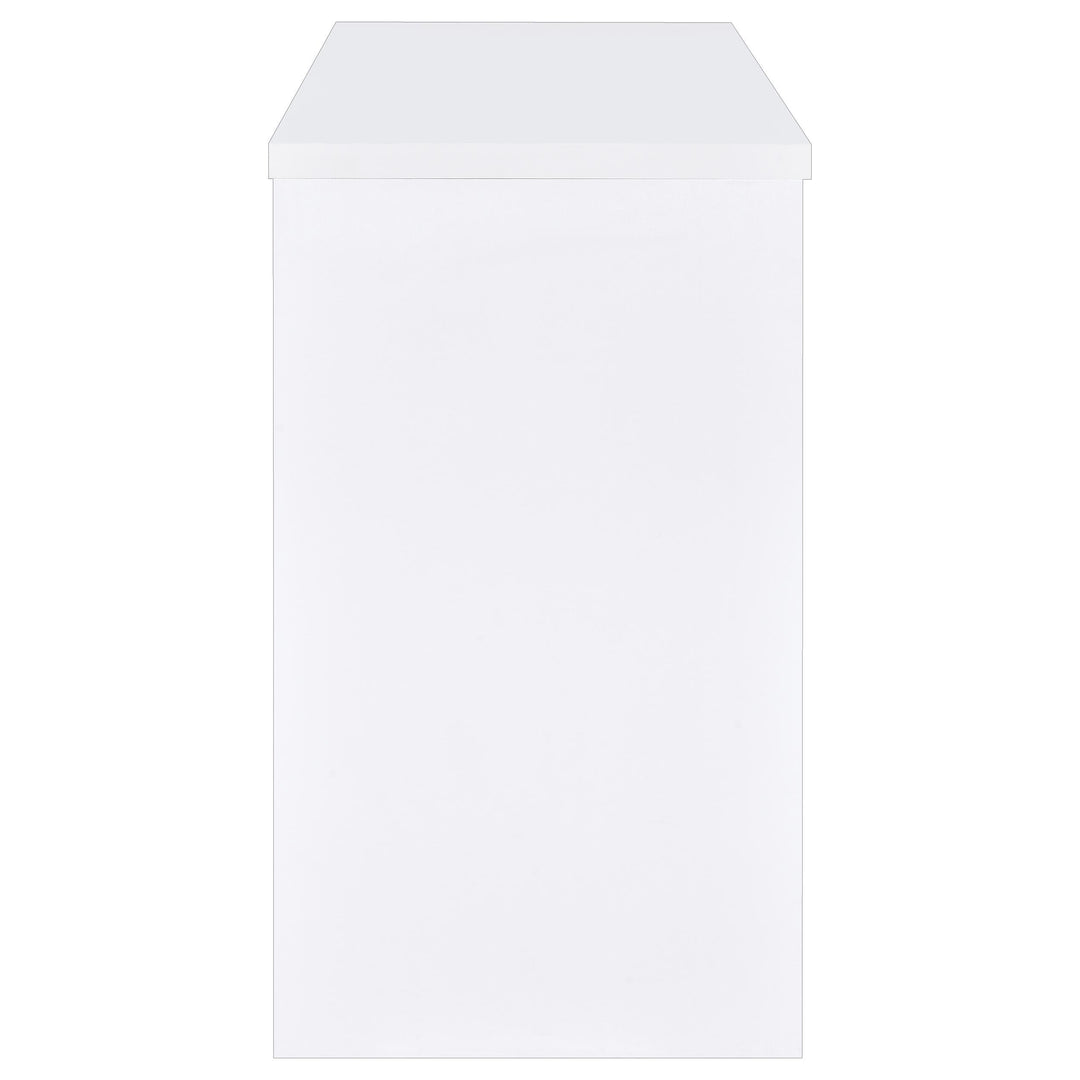 Topanga Engineered Wood Freestanding Home Bar White