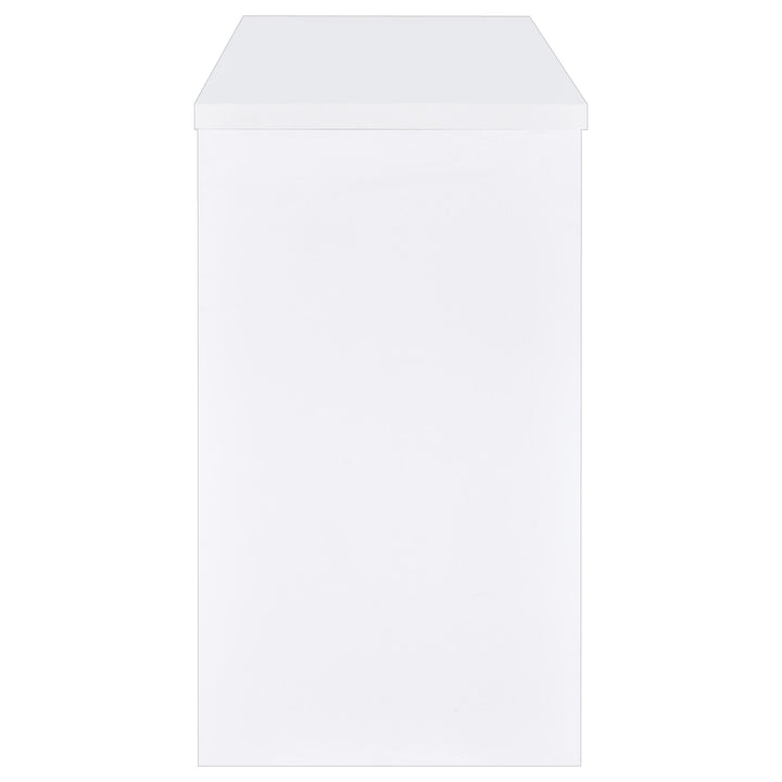 Topanga Engineered Wood Freestanding Home Bar White