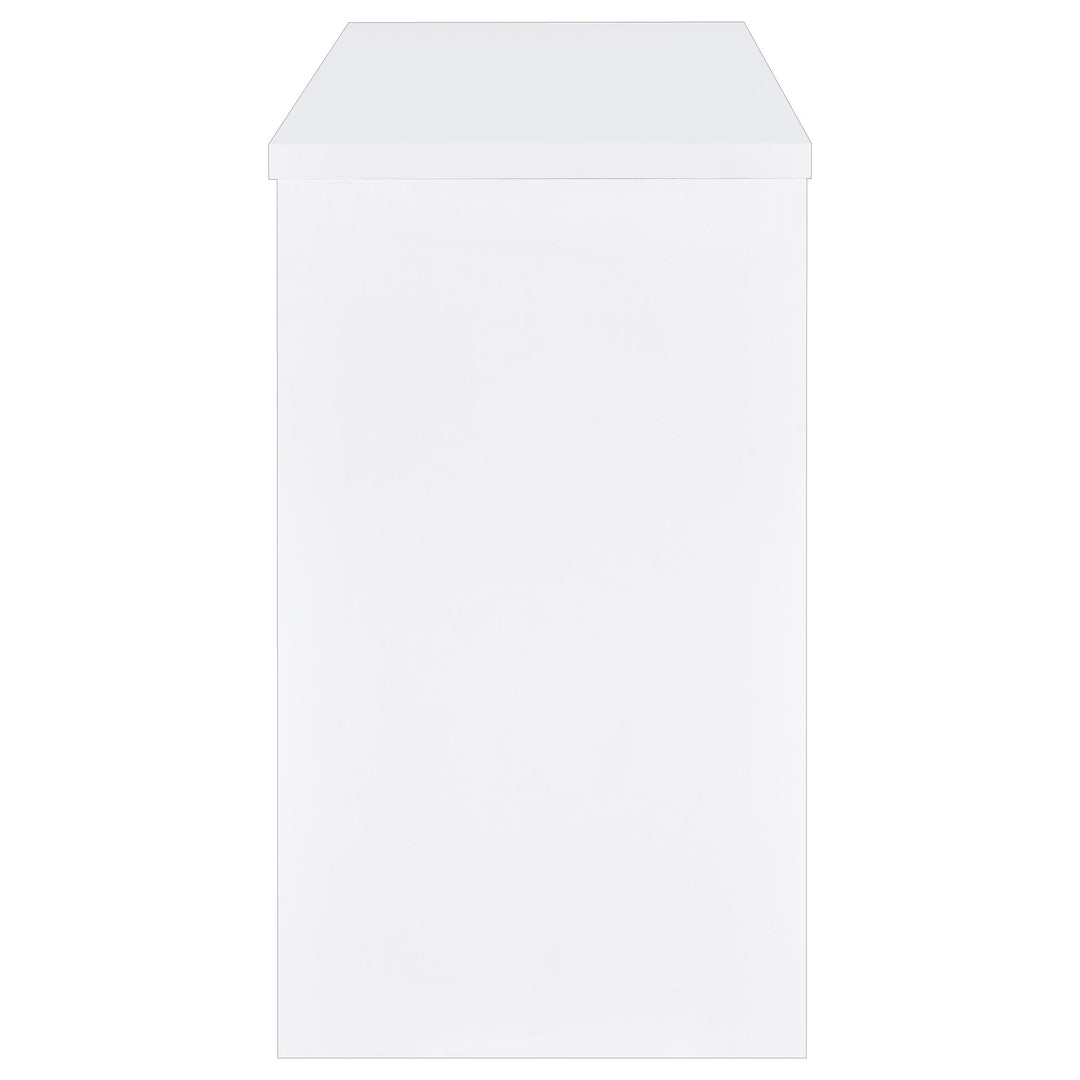 Topanga Engineered Wood Freestanding Home Bar White