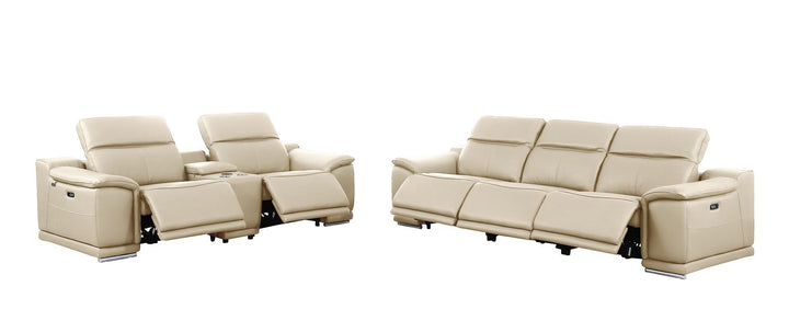 9762 - 6-Piece Modular Power Reclining Sofa And Console Loveseat Set With 5 Power Recliners In