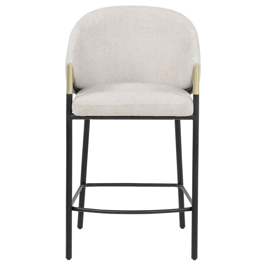 Chadwick Fabric Upholstered Counter Height Chair Beige (Set of 2)