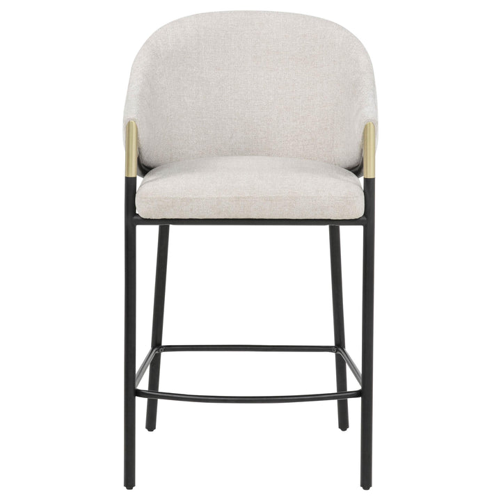 Chadwick Fabric Upholstered Counter Height Chair Beige (Set of 2)