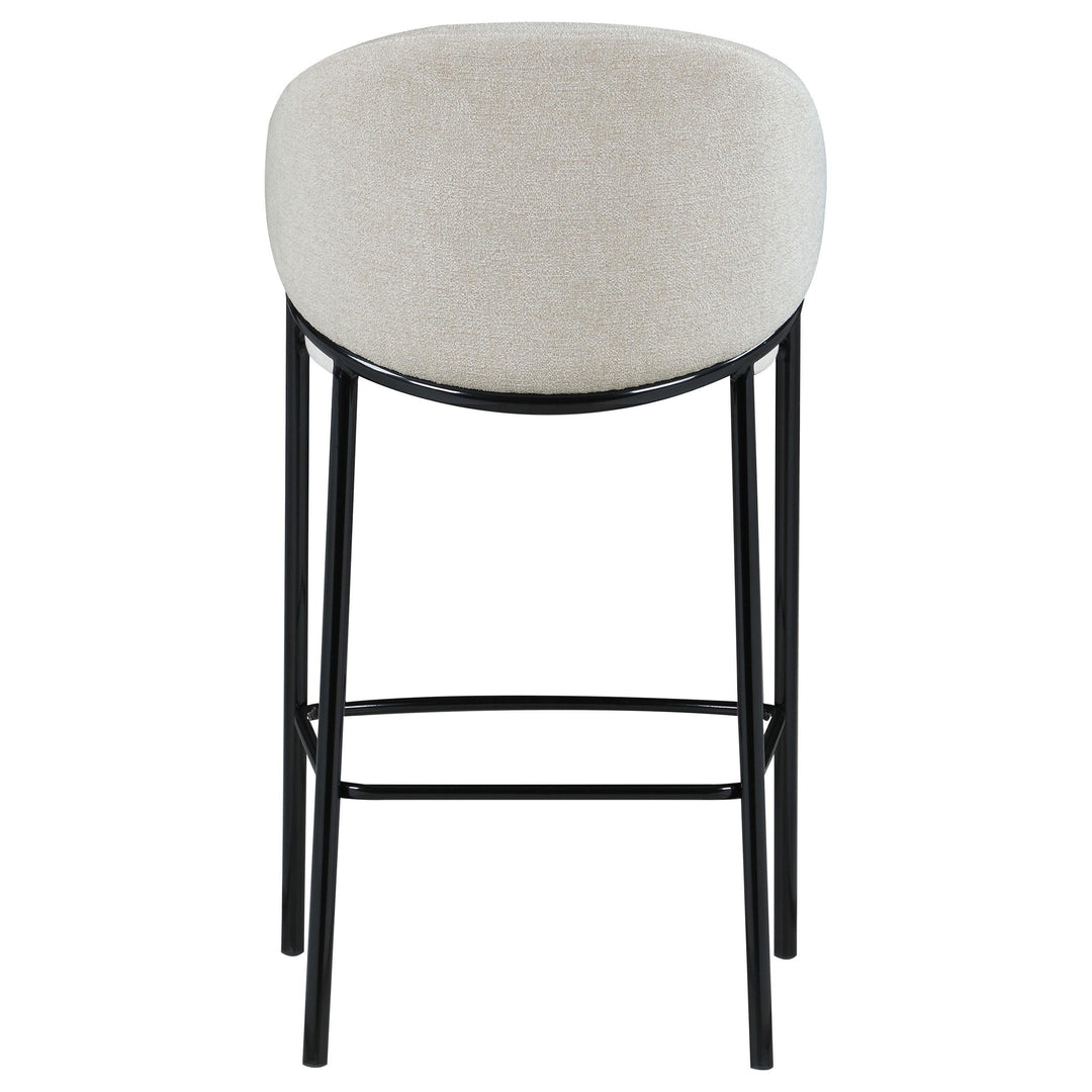 Chadwick Fabric Upholstered Bar Chair Beige (Set of 2)