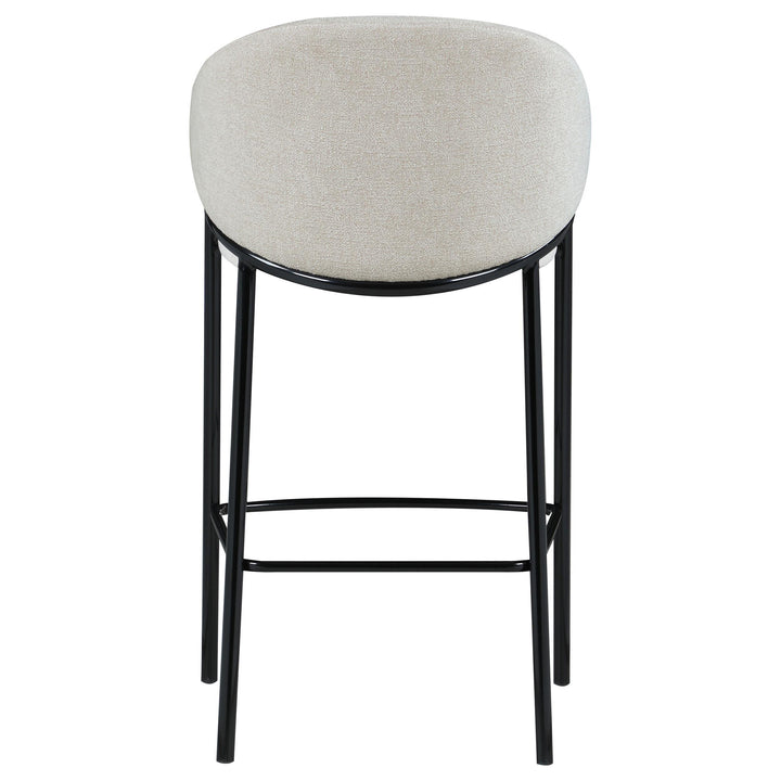 Chadwick Fabric Upholstered Bar Chair Beige (Set of 2)