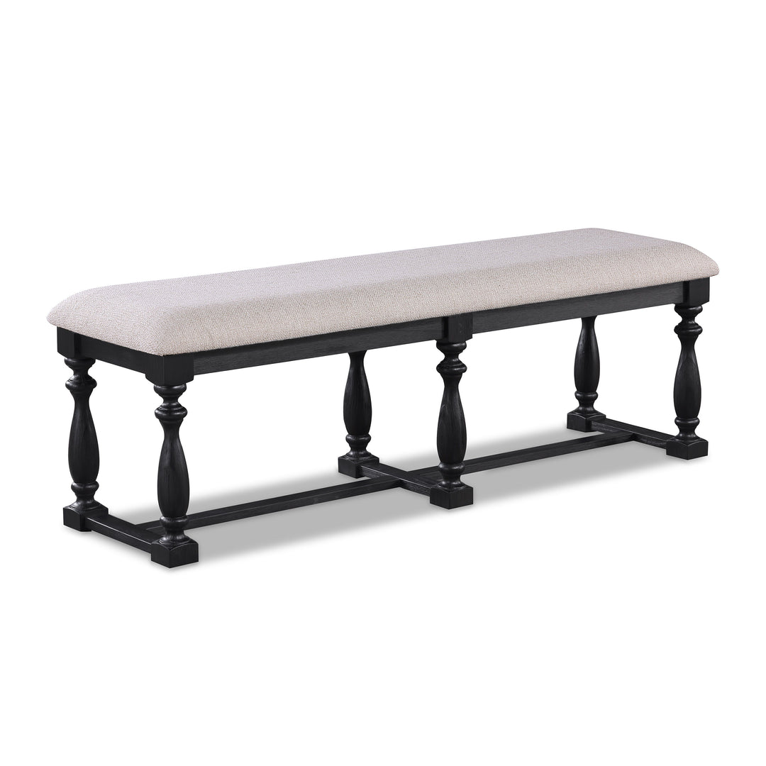 Regent - Bench - Charcoal Black