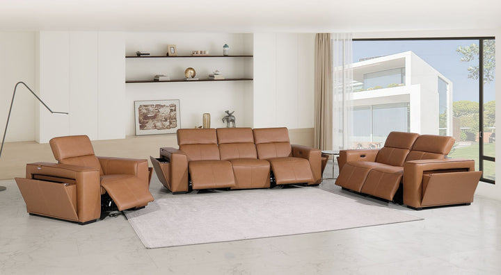 1224 - 6-Piece Modular Power Reclining Sofa, Loveseat &amp; Chair Set In With 5 Power Recliners &amp; Power Headrests