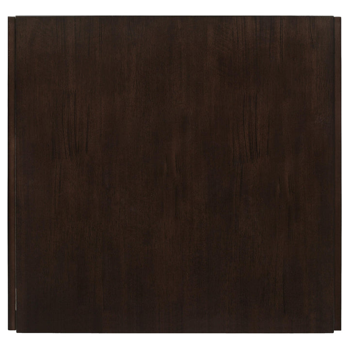 Kelso Rectangular 52-inch Extension Dining Table Cappuccino