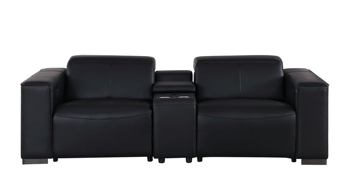 1208 - Dual Power Reclining Console Loveseat