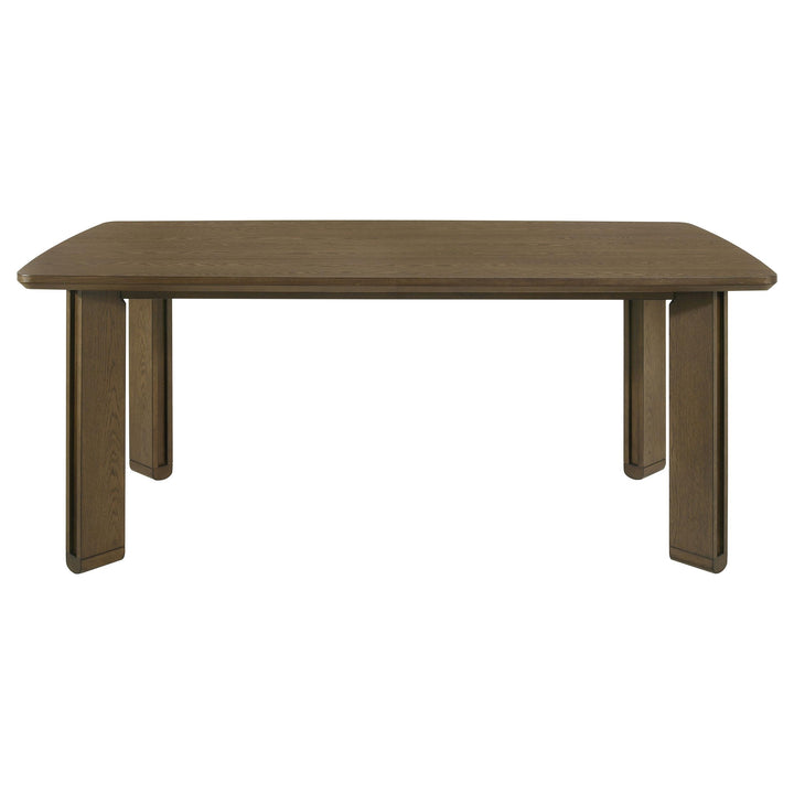 Ottowa 7-piece Rectangular Wood Dining Room Table Set Brown