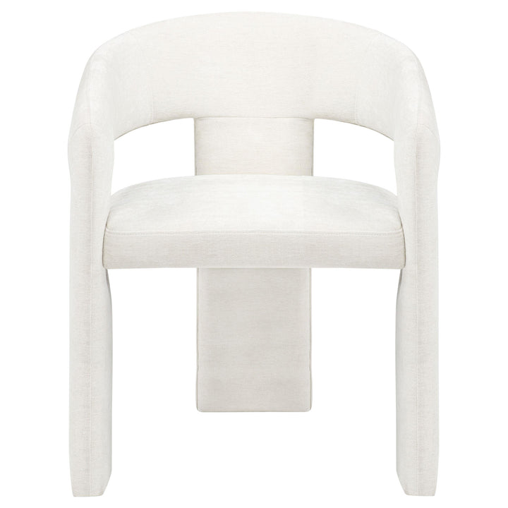 Carlow Upholstered Dining Arm Chair White (Set of 2)