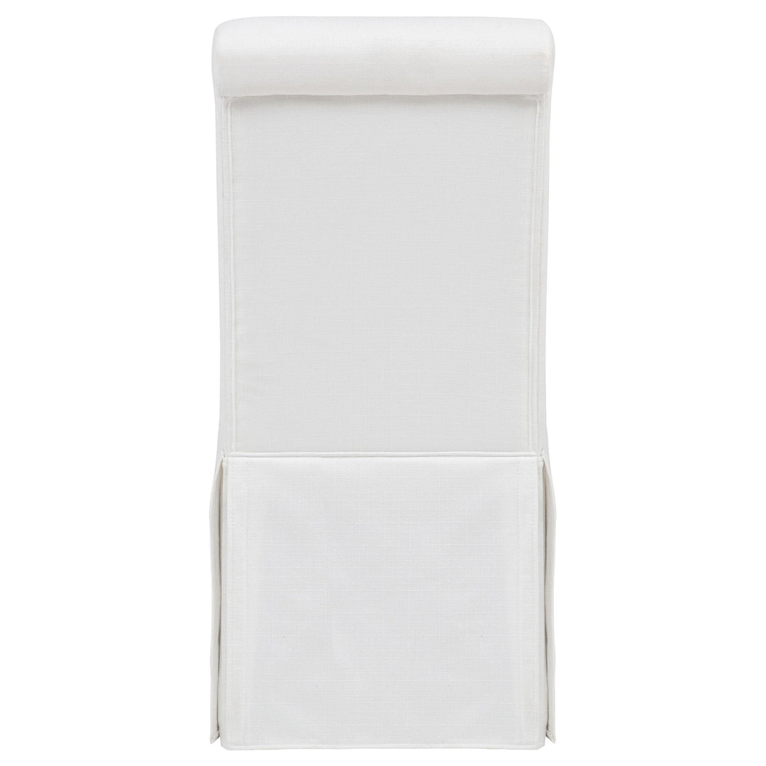 Shawna Upholstered Skirted Side Chair White (Set of 2)