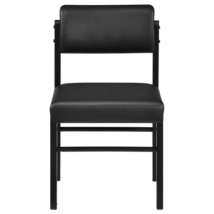 Kehoe Upholstered Dining Side Chair Black (Set of 2)