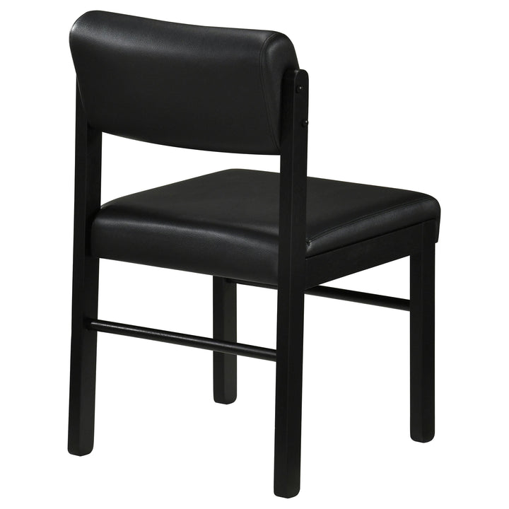 Kehoe Upholstered Dining Side Chair Black (Set of 2)