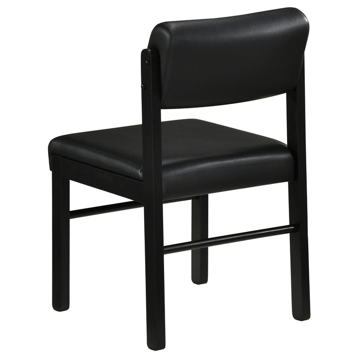 Hamlyn 5-piece Round Wood Dining Set Black