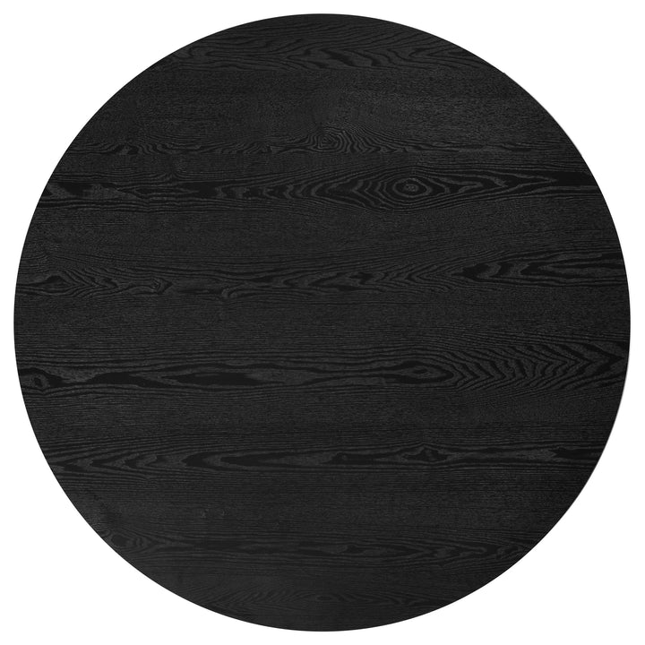 Hamlyn 5-piece Round Wood Dining Set Grey and Black